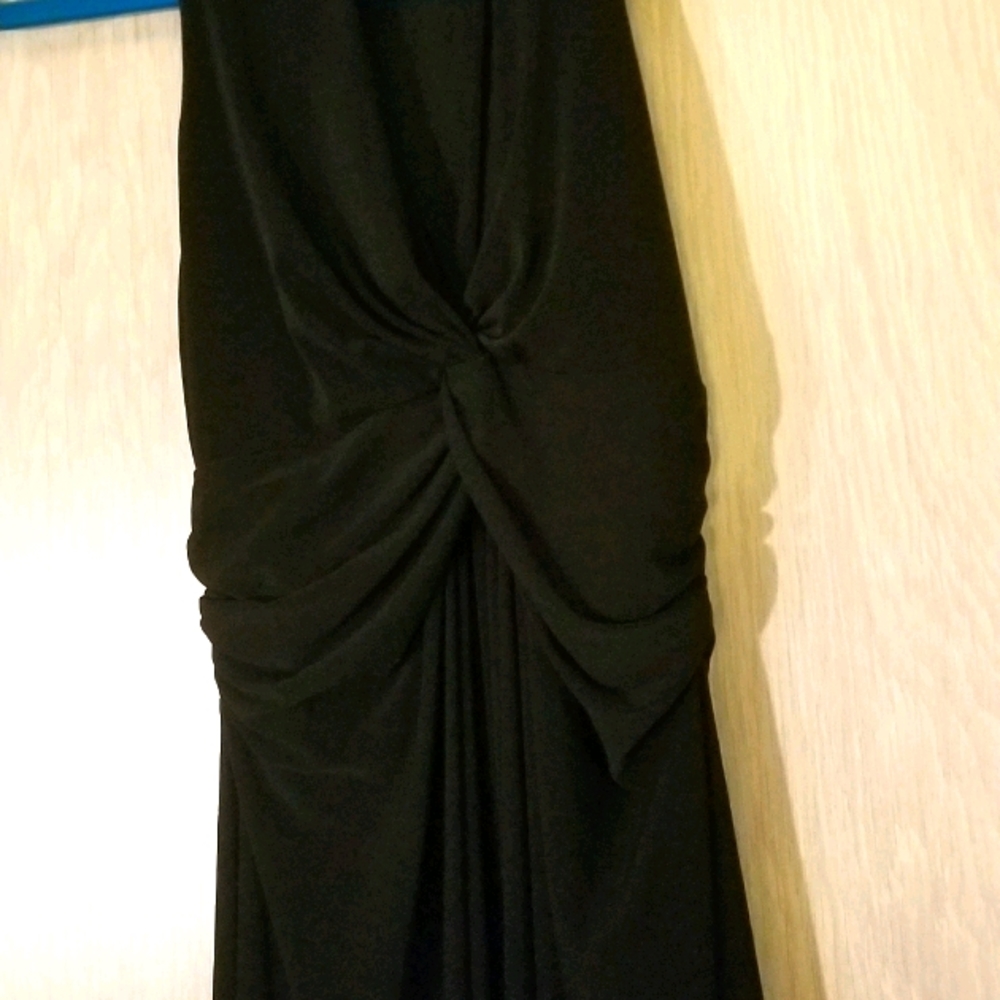 Dress, long, halter top